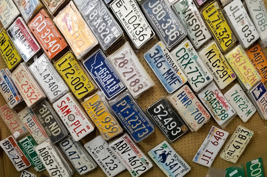 TOP Quality 4 MUCH LESS - License Plates - Compare prices!! Sold individually or 50 State Set/Run of All States. Vintage & Modern Tags